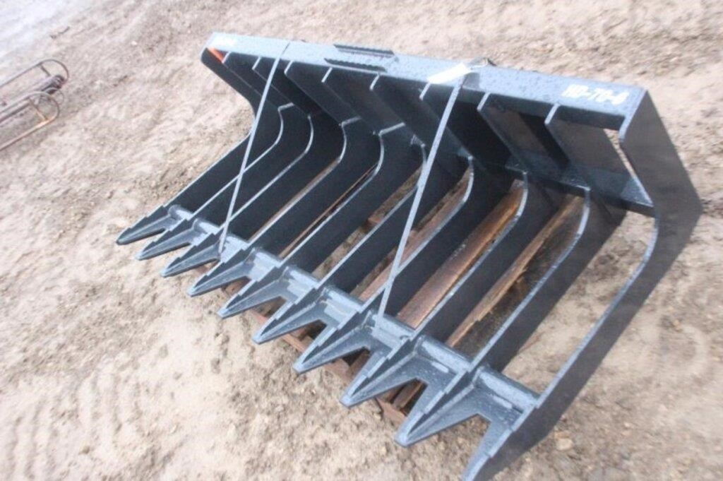 Skid Steer Skeleton Bucket, Approx 70"