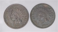 1969 and 1979 Indian Head Cents