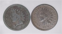 2 - 1974 Indian Head Cents