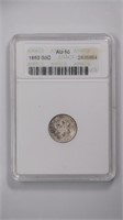 1853 Silver 3 Cent ANACS AU50