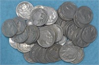 109 Buffalo Nickels