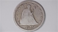 1875-S Twenty Cent