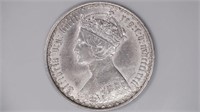 1872  Great Britian 1 Florin Silver