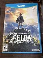 Zelda breath of the wild wii U game