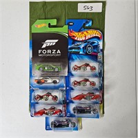 Hot Wheels Carded Diecast Lot Of 9