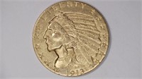 1913 Gold $5 Indian