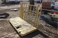L-Shaped Pallet Rack, Approx 44" X 80"