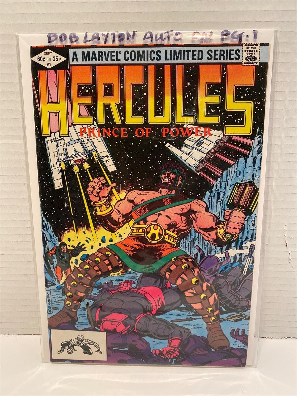 Hercules #1 Bob Layton’s Auto Page 1 NO COA