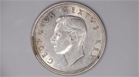 1948 South Africa 5 Shillings Silver