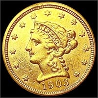 1903 $2.50 Gold Quarter Eagle CLOSELY