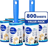 $14  Pet Hair Lint Rollers  800 Sheets  8 Pack