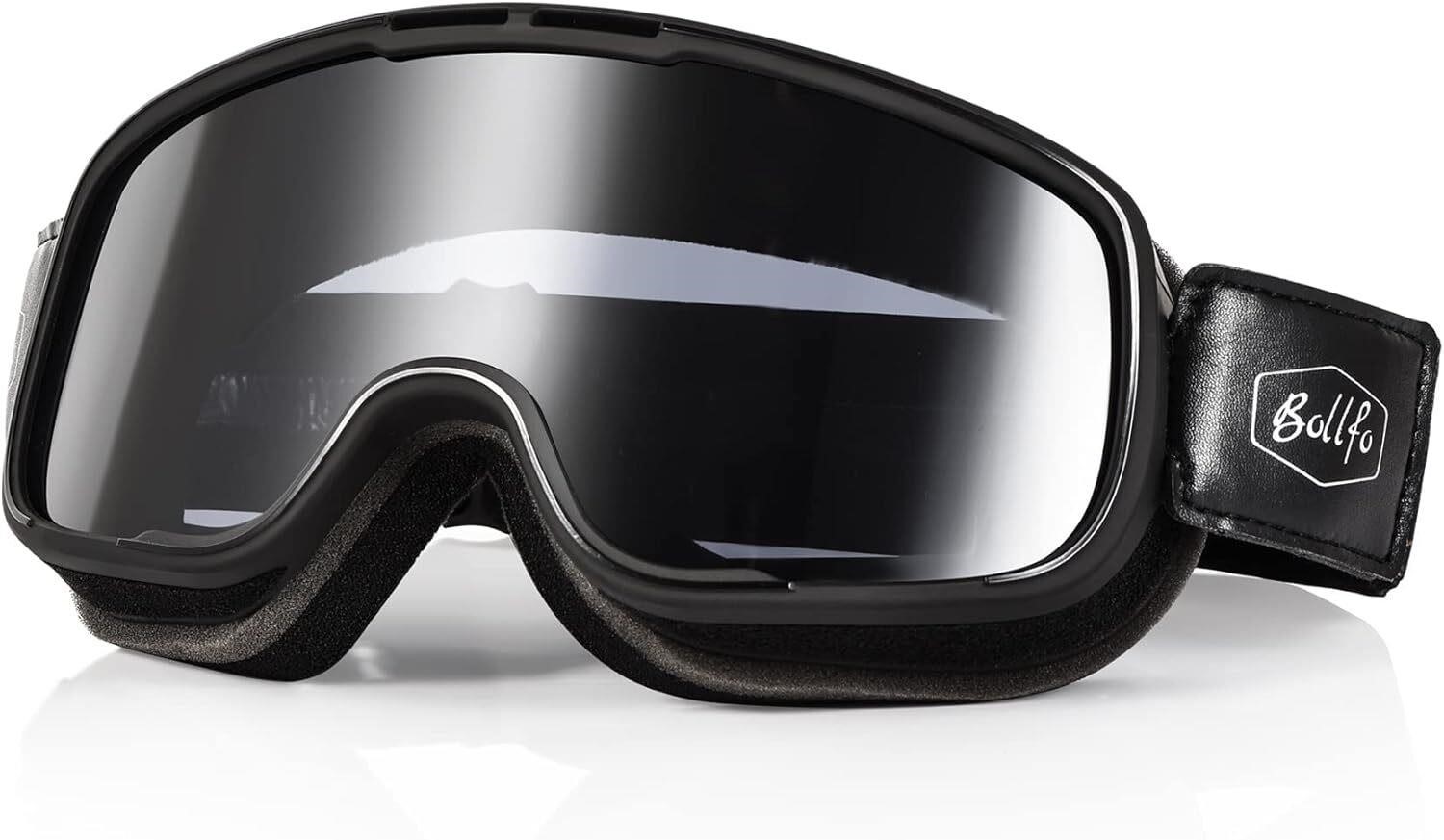 ATV Motocross Safety Goggles  Black Frame