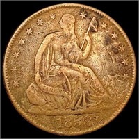 1858-O Seated Liberty Half Dollar NICELY