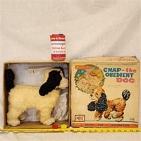 Rare 1950's Toy Chap The Obedient Dog Original Box
