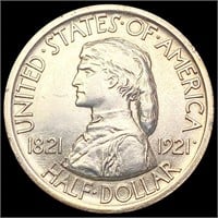 1921 Missouri Half Dollar CHOICE AU