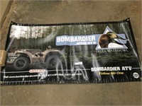 "Bombardier ATV" sign