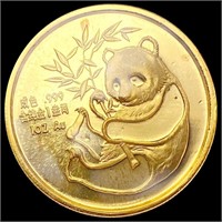 1987 China 1oz Gold San Francisco Expo Panda