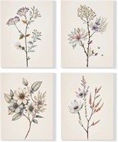 $30  Botanical Wall Art set of 4 8x10 Appalachian