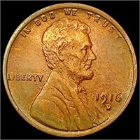 1916-D Wheat Cent CLOSELY UNCIRCULATED