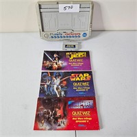 Star Wars Quiz Wiz Handheld Game 1997 COMPLETE