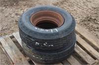 (2) Assorted 9-14.5 Tires, Unused