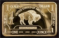 1 oz Gold Plated Bullion