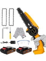$70 6inch Cordless Chainsaw with 2 Battery