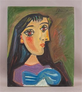 OOC Signed Picasso Galerie G. Augustins Paris