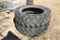 (2) Firestone 18.4-38 Tractor Tires