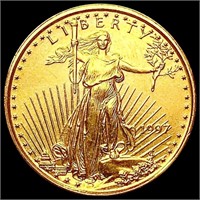 1997 US 1/10oz Gold $5 Eagle UNCIRCULATED