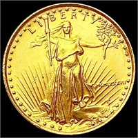 1986 US 1/10oz Gold $5 Eagle UNCIRCULATED