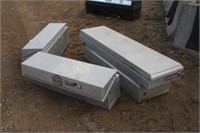 Truck Bed Toolboxes, (2) Approx 4Ft (1) Approx 6Ft