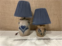 Crock lamps - Both Work!