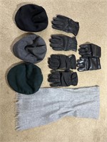 Men’s Gloves, scarf & Hats size med