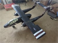 RC US Navy Twin Boom airplane
