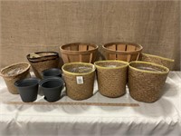 Assortment of Planters & Baskets