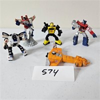 Transformers Diecast Mini Figures 2006 Lot Of 5