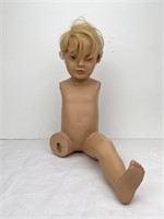 Vintage MCM Child Mannequin Seated Position