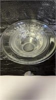 Pyrex Graduated Mixing Bowls w/White Flower design