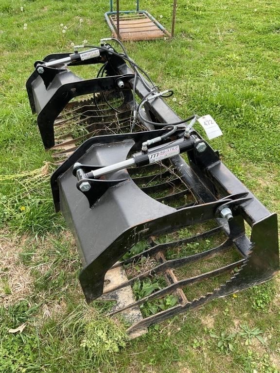 SKID STEER MOUNT GRAPPLE BUCKET