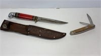 Klein Tools Pocket Knife & Western Hunting Knife &