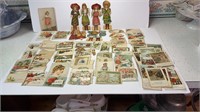Vintage Name Cards ( Perry County ) , Paper Dolls