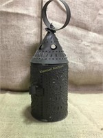 Vintage punch tin lantern