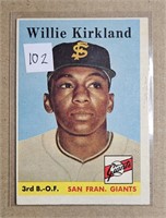 1958 Topps Willie Kirkland 128