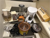 Sears Food Processor, Waring Blender,