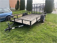 2017 6x12 utility trailer has title