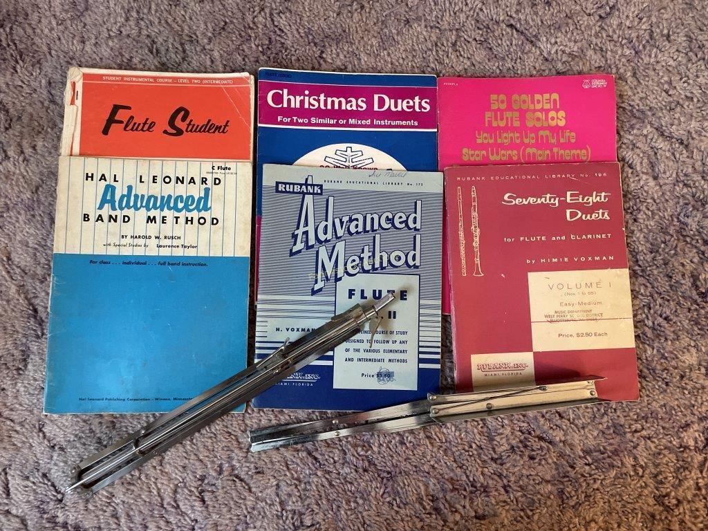 Music stand & sheet music