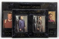 (YZ) Star Trek Starfleet Captains.  Two plaques