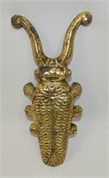 Vintage Brass Beetle Scarab Bug Boot Jack