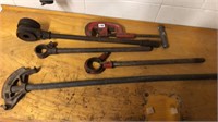 Rigid 2A pipe cutter 1/2-2" & pipe thread dies